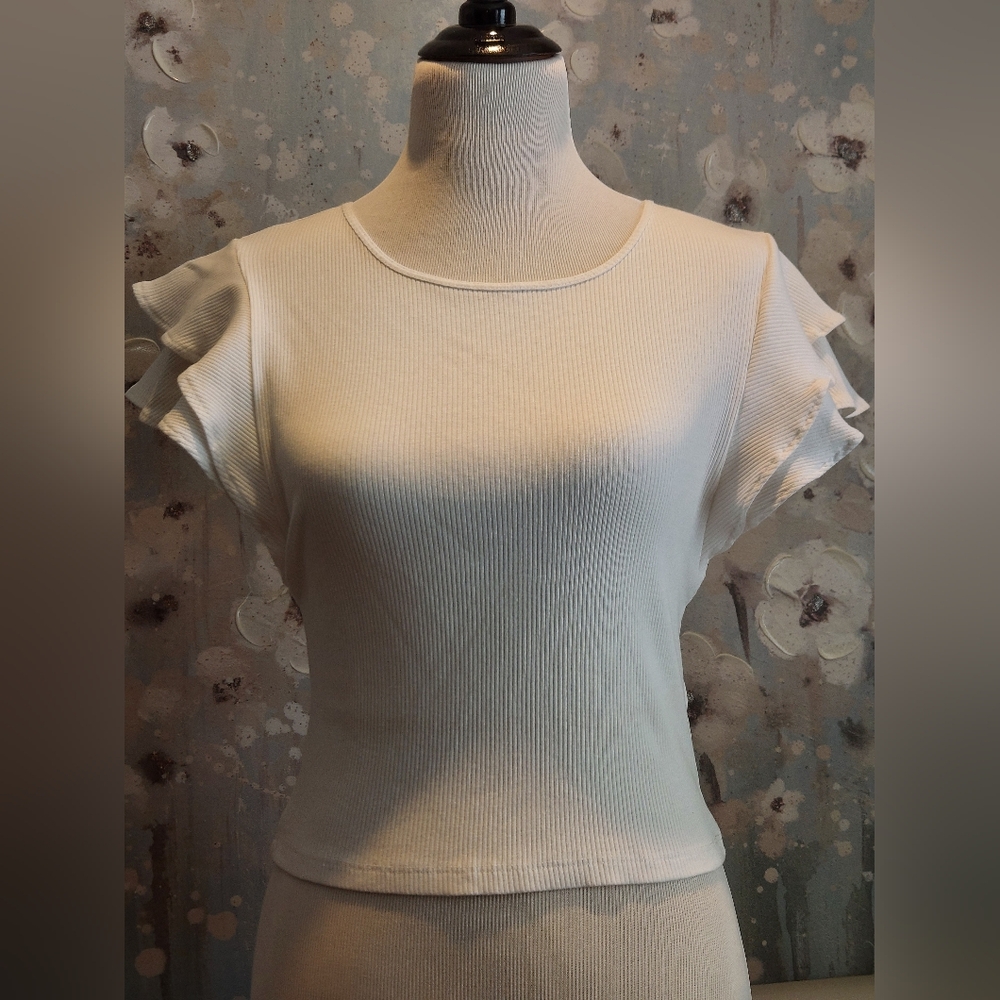 Zara white top